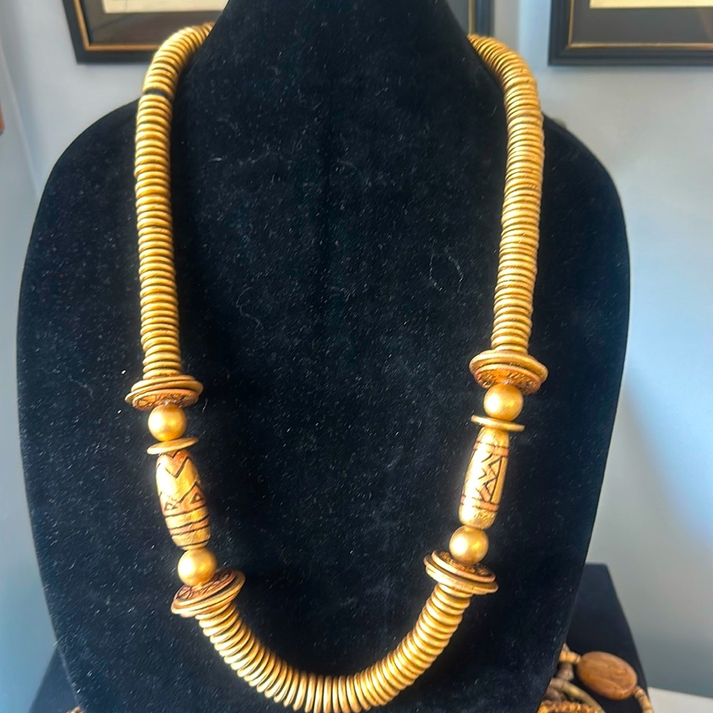 Wooden necklace